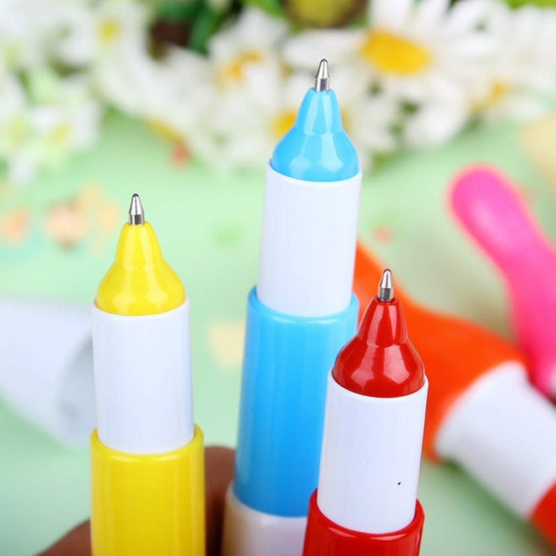 SWTOOL 30pcs Bowling Ballpoint Pen Cute Cartoon Retractable Ball Pen (Random Color) - Image 4